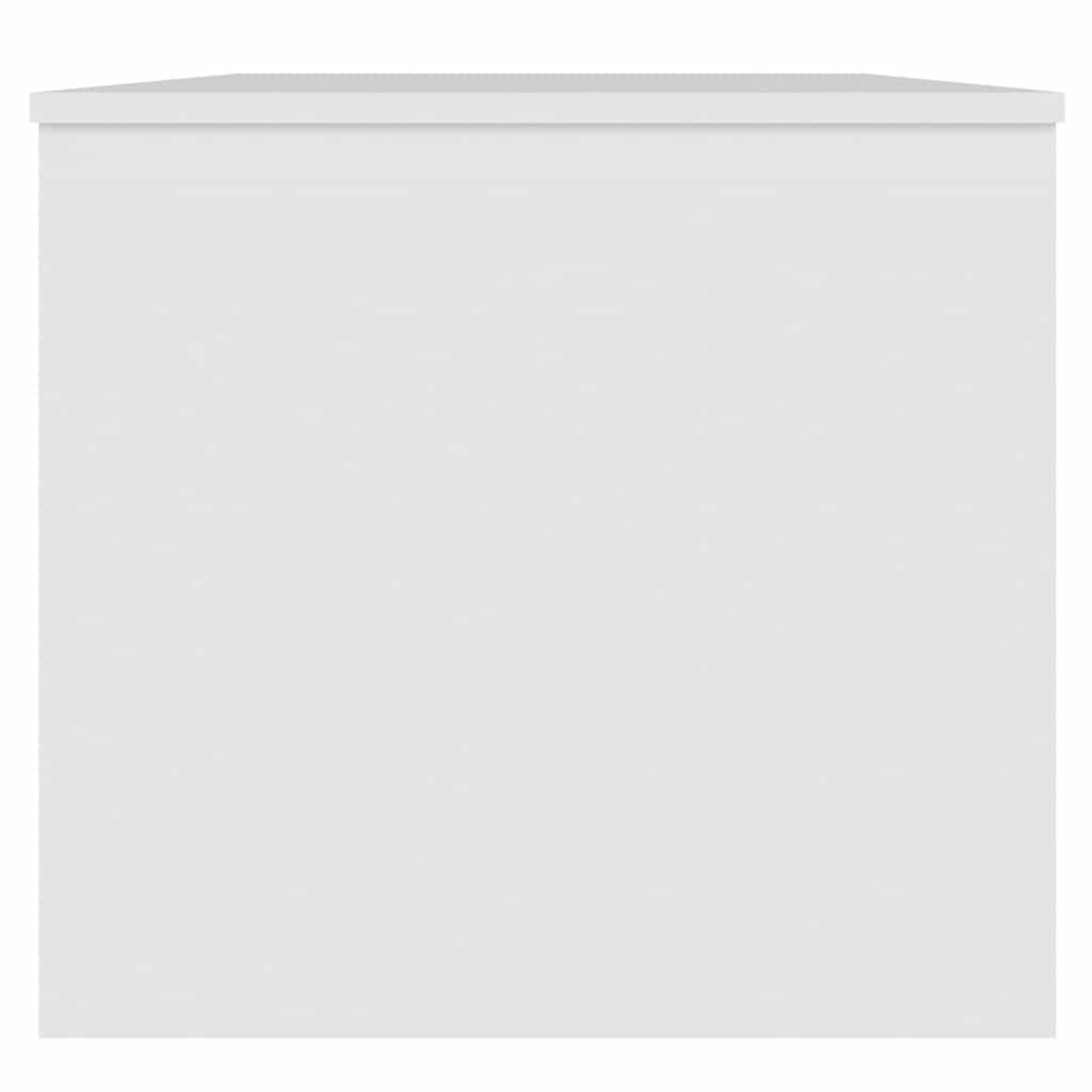 Couchtisch Weiß 102x50,5x46,5 cm Holzwerkstoff