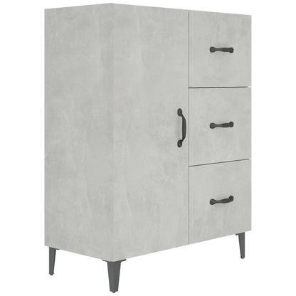Sideboard Betongrau 69,5x34x90 cm Holzwerkstoff