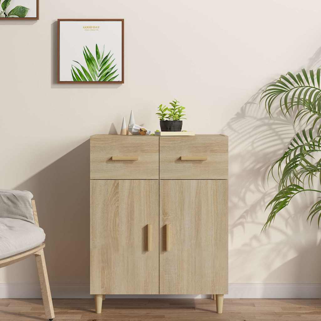 Sideboard Sonoma-Eiche 69,5x34x89 cm Holzwerkstoff
