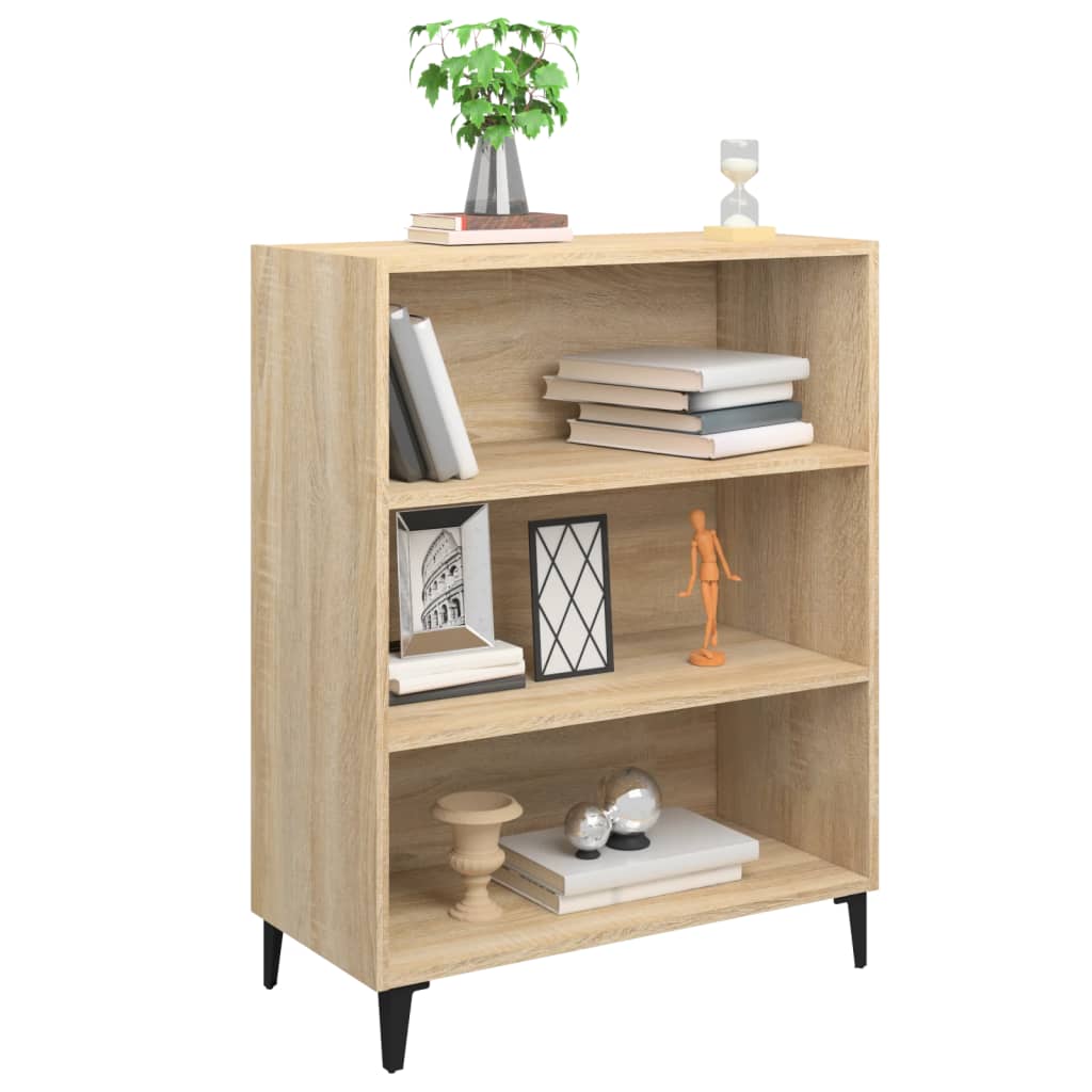 Sideboard Sonoma-Eiche 69,5x32,5x90 cm Holzwerkstoff