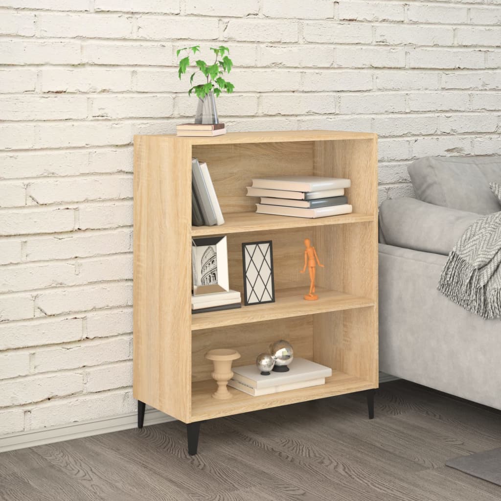 Sideboard Sonoma-Eiche 69,5x32,5x90 cm Holzwerkstoff