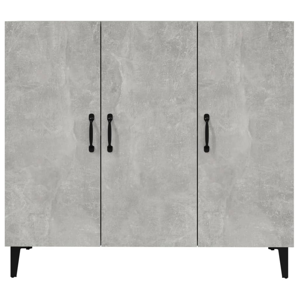 Sideboard Betongrau 90x34x80 cm Holzwerkstoff