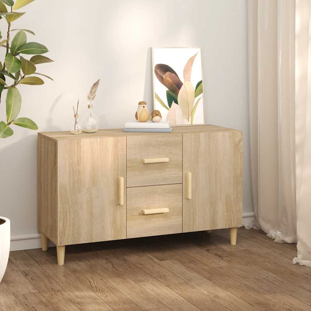 Sideboard Sonoma-Eiche 100x36x60 cm Holzwerkstoff