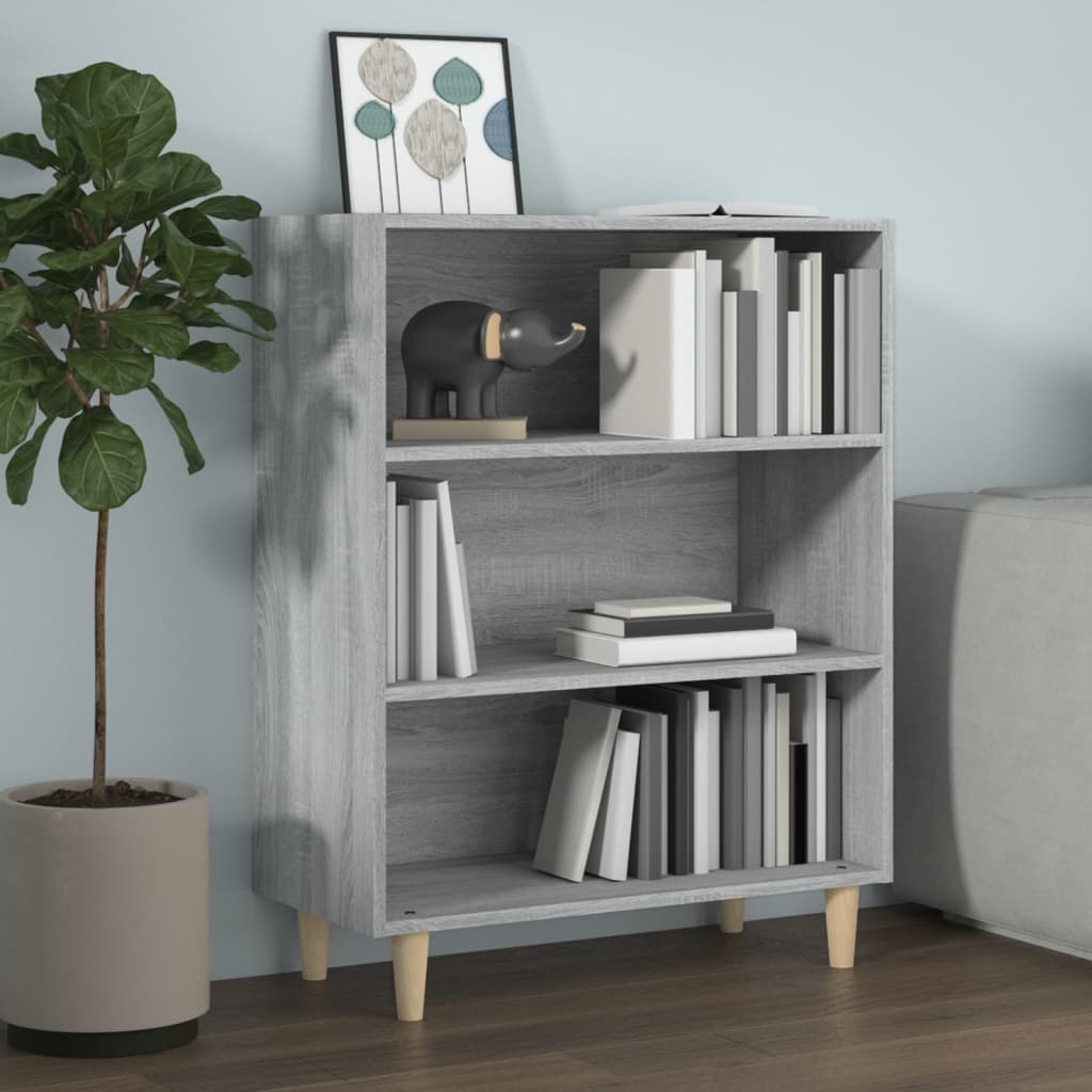 Sideboard Grau Sonoma 69,5x32,5x90 cm Holzwerkstoff
