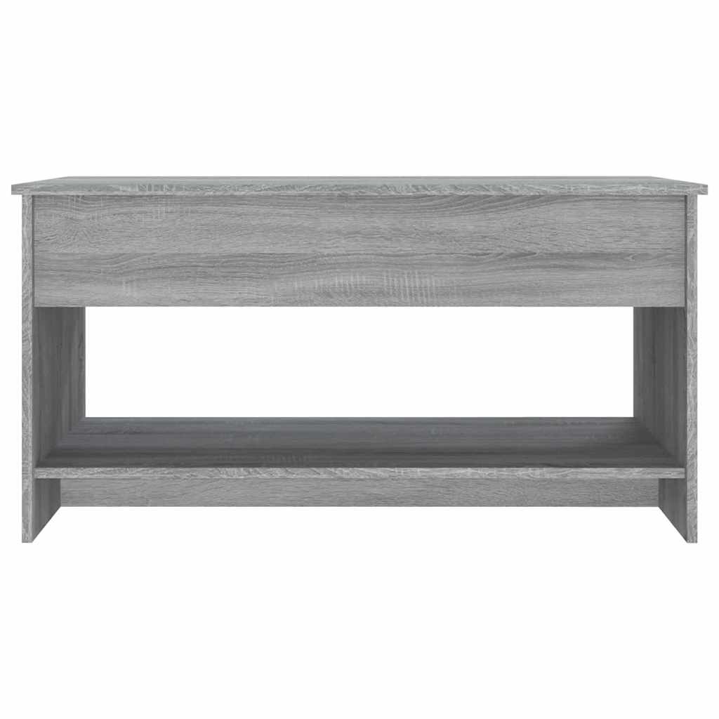 Couchtisch Grau Sonoma 102x50x52,5 cm Holzwerkstoff
