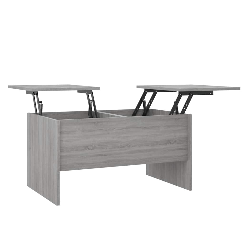 Couchtisch Grau Sonoma 80x50x42,5 cm Holzwerkstoff
