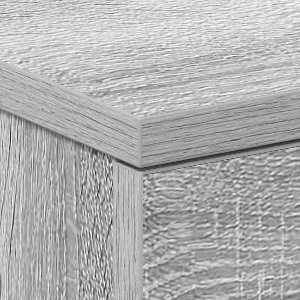 Nachttisch Grau Sonoma 38x35x56 cm Holzwerkstoff