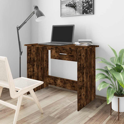 Schreibtisch Räuchereiche 100x50x76 cm Holzwerkstoff