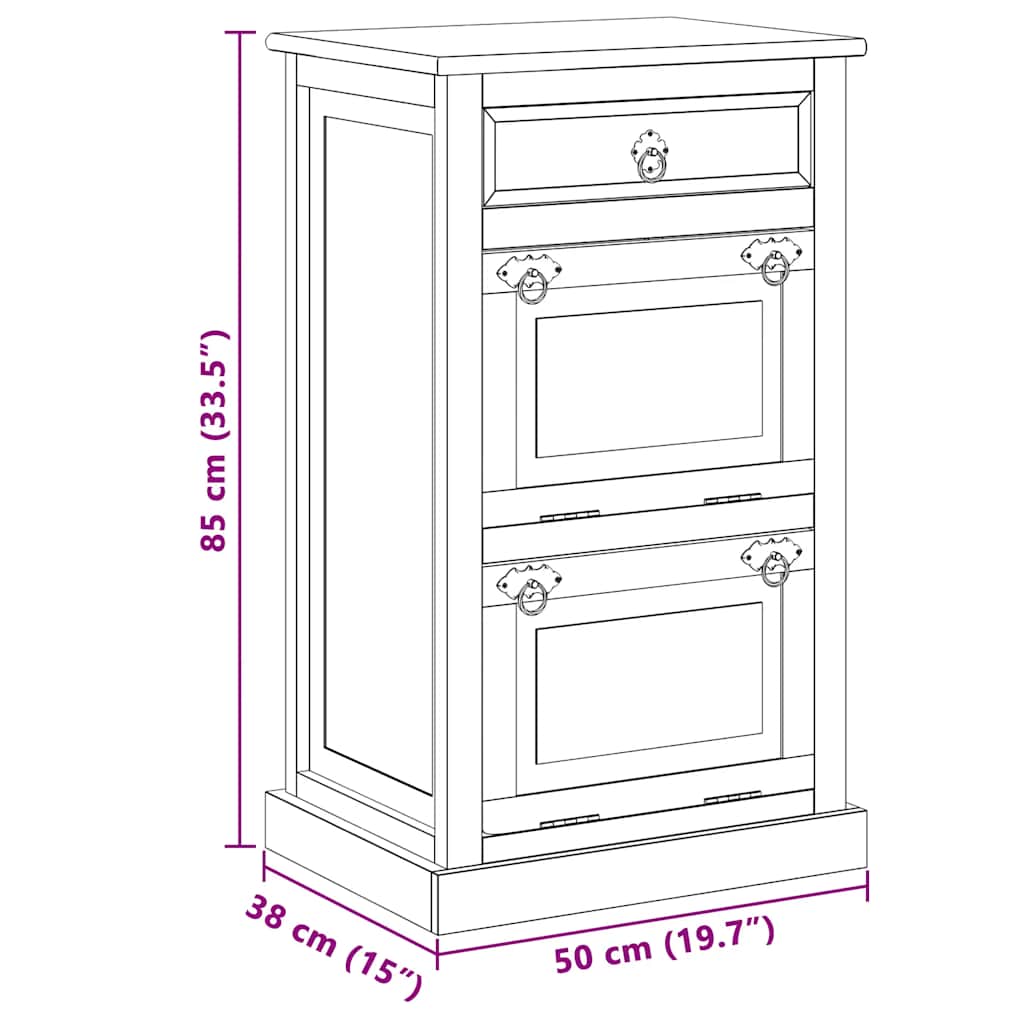 Kleiderschrank Räuchereiche 100x50x200 cm Holzwerkstoff