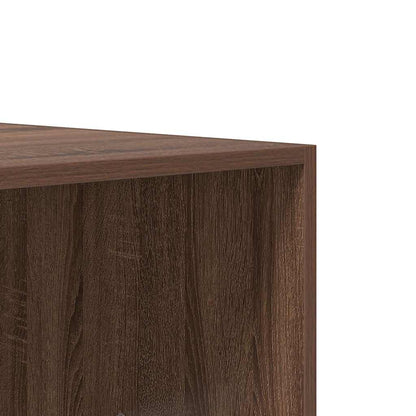 Kleiderschrank Braun Eiche-Optik 100x50x200 cm Holzwerkstoff