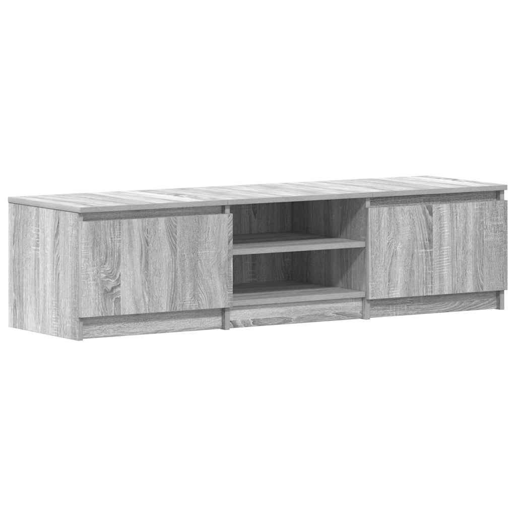 TV-Schrank Grau Sonoma 140x40x35,5 cm Holzwerkstoff