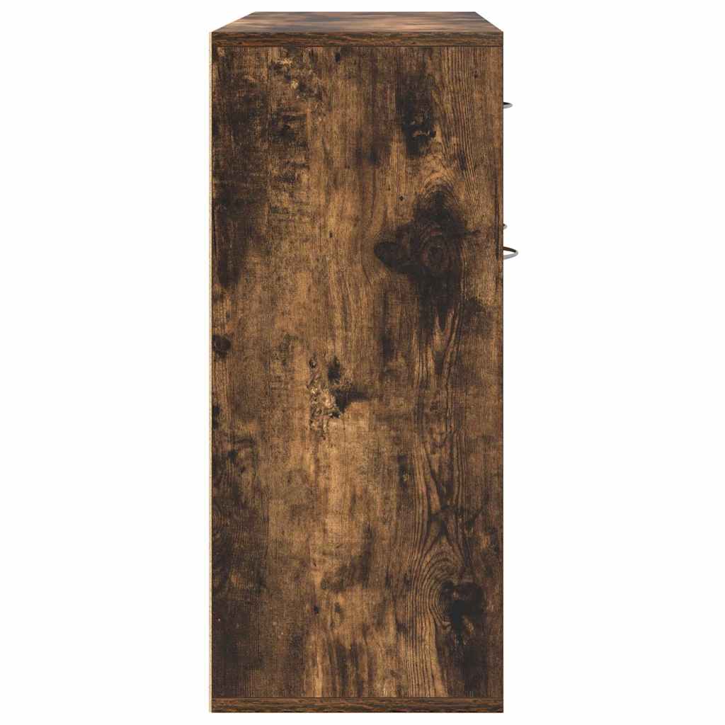 Sideboard Räuchereiche 88x30x70 cm Holzwerkstoff