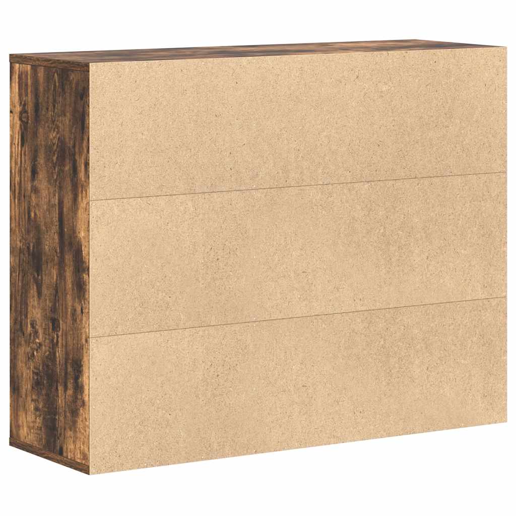 Sideboard Räuchereiche 88x30x70 cm Holzwerkstoff