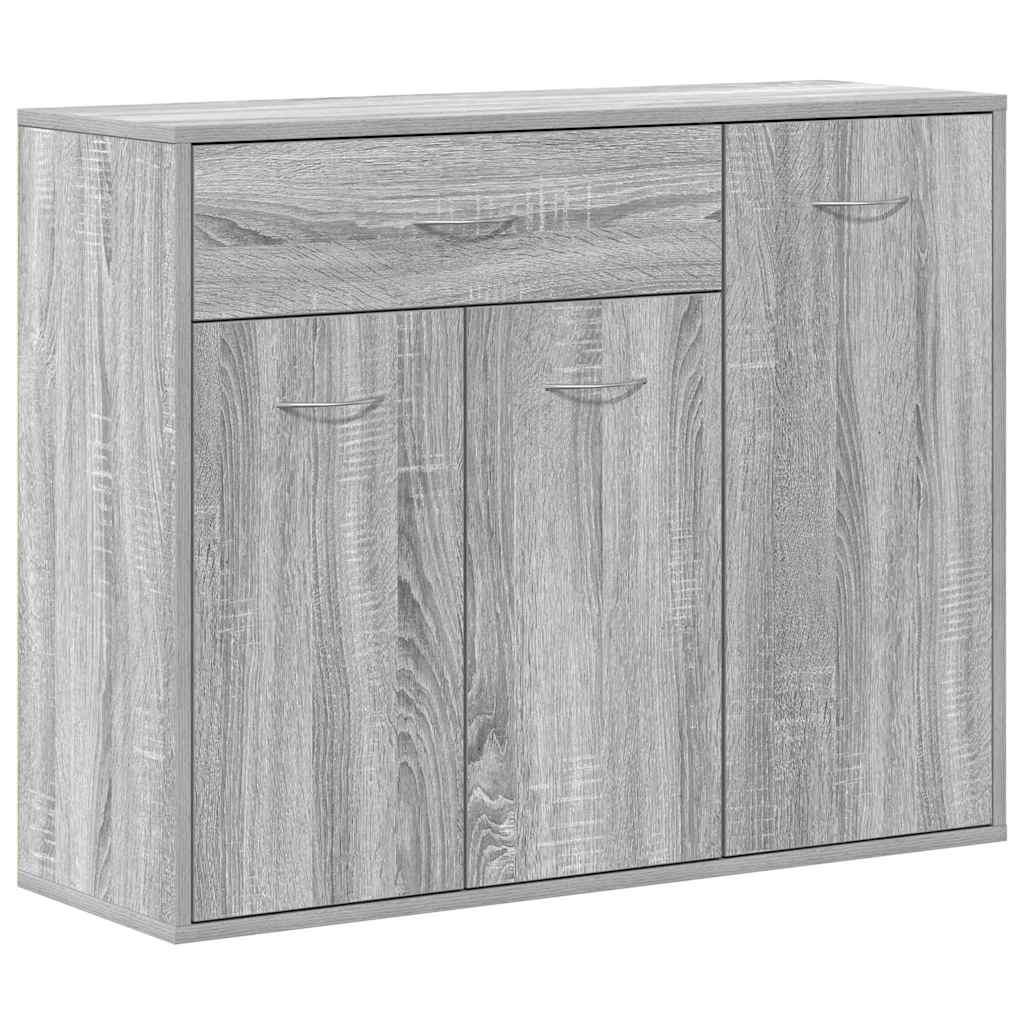 Sideboard Grau Sonoma 88x30x70 cm Holzwerkstoff