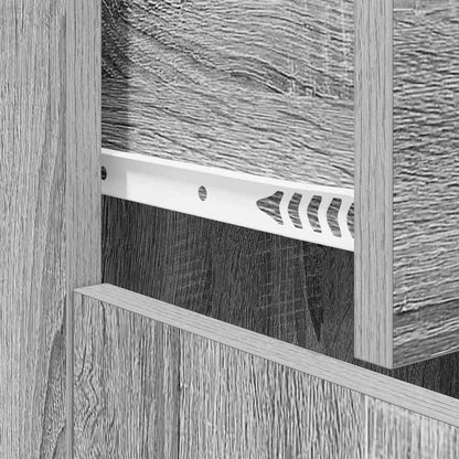 Sideboard Grau Sonoma 60x30x75 cm Holzwerkstoff