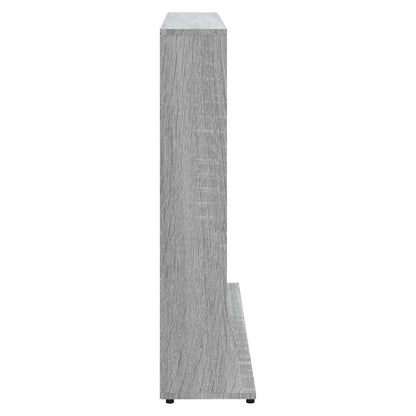 CD-Regal Grau Sonoma 100x23x89,5 cm Holzwerkstoff