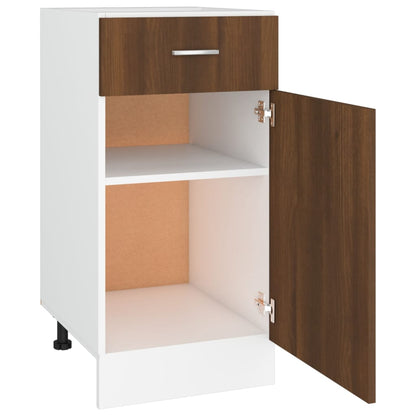 Unterschrank mit Schublade Lyon Braun Eichen-Optik 40x46x81,5 cm