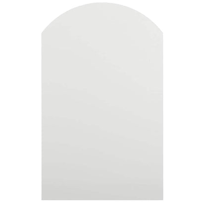 Spiegel mit LED-Leuchten 60x40 cm Glas Bogenförmig