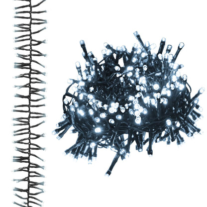 LED-Lichterkette mit 2000 LEDs Kaltweiß 17 m PVC