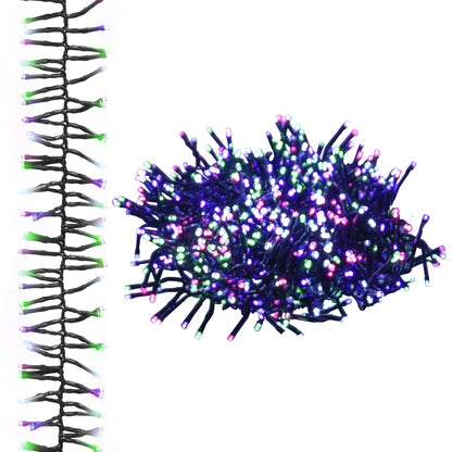 LED-Lichterkette mit 3000 LEDs Pastell Mehrfarbig 23 m PVC