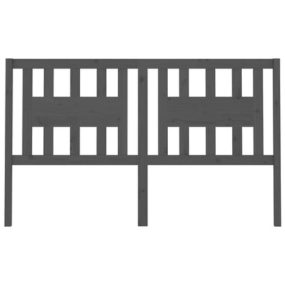 Kopfteil Grau 166x4x100 cm Massivholz Kiefer