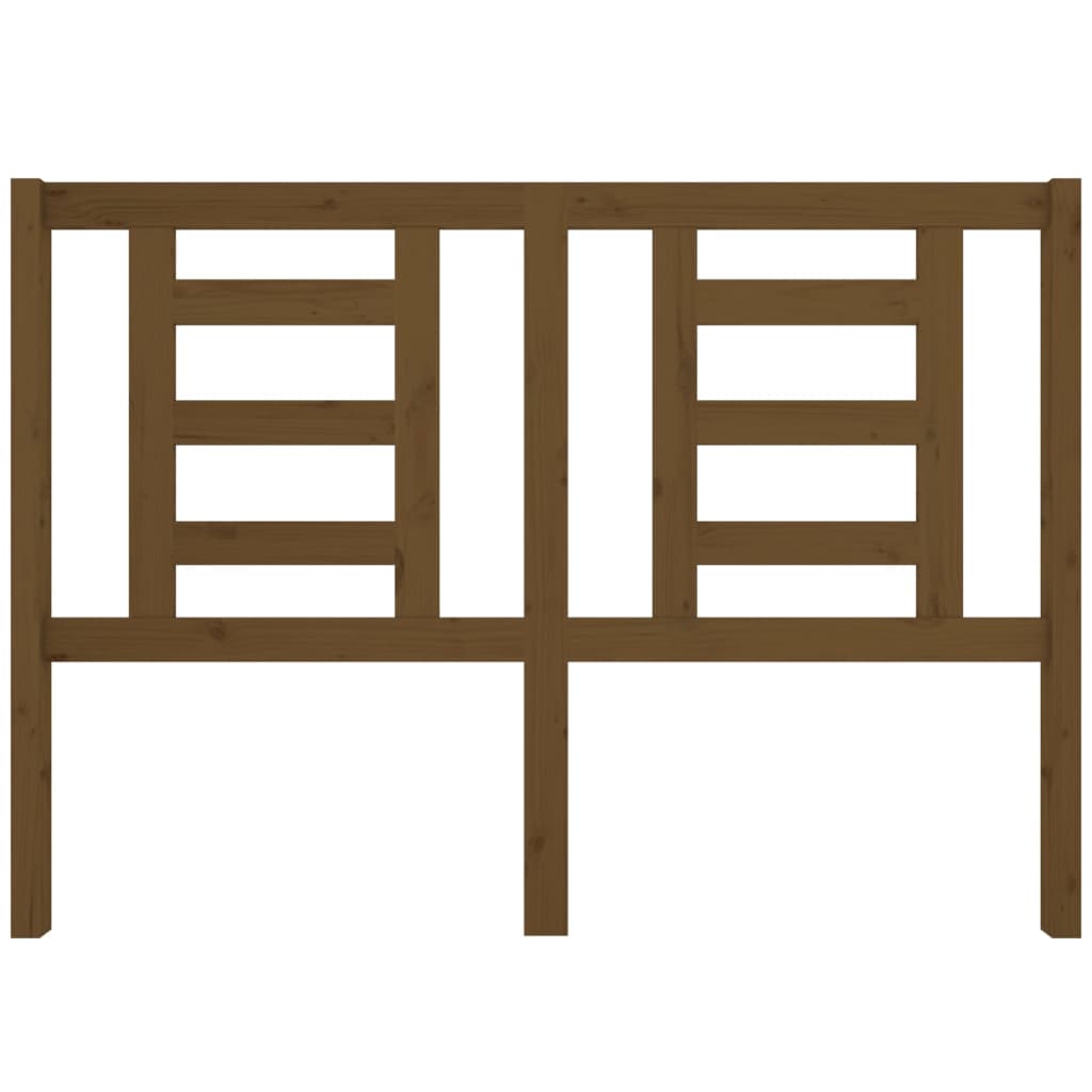 Kopfteil Honigbraun 141x4x100 cm Massivholz Kiefer