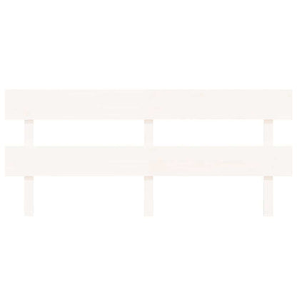 Kopfteil Weiß 204x3x81 cm Massivholz Kiefer