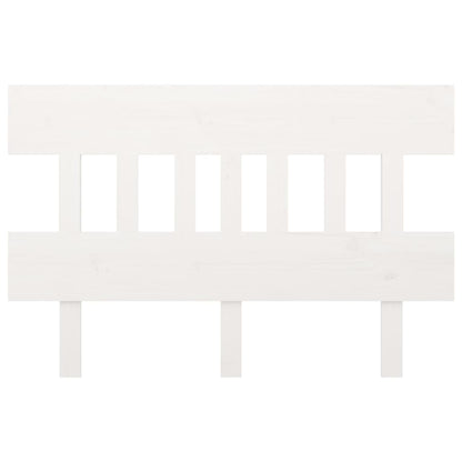 Kopfteil Weiß 123,5x3x81 cm Massivholz Kiefer