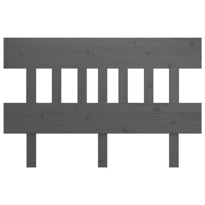 Kopfteil Grau 183,5x3x81 cm Massivholz Kiefer