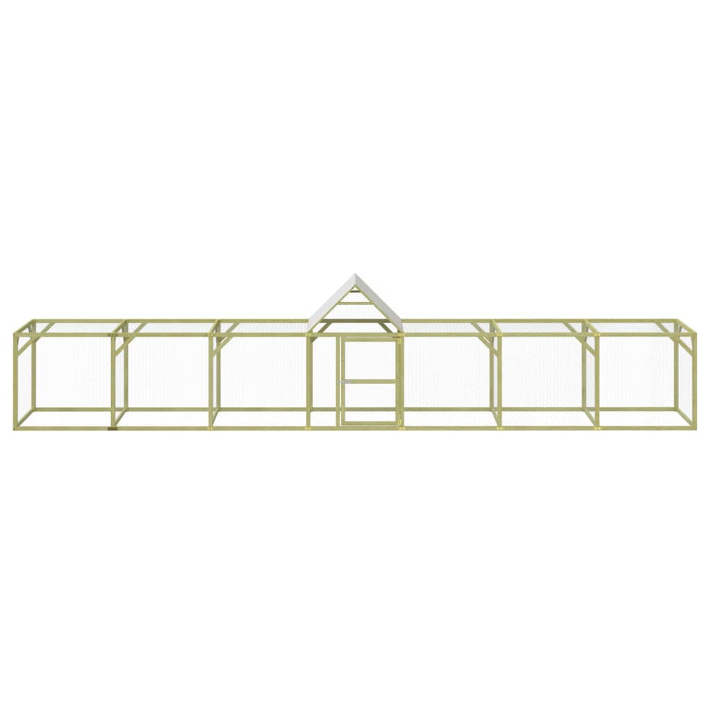 Hühnerstall 700x100x150 cm Massivholz Kiefer Imprägniert