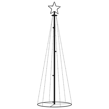 LED-Weihnachtsbaum Kegelform Mehrfarbig 108 LEDs 70x180 cm
