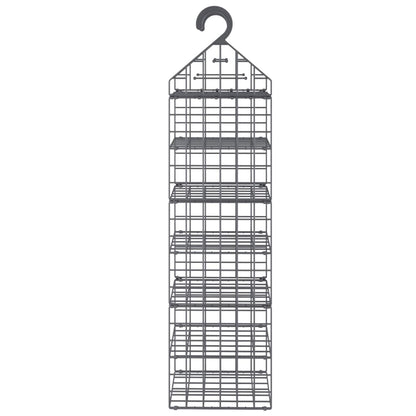 Hängeregale für Kleiderschränke mit je 7 Fächern 2 Stk.