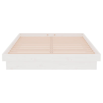 Massivholzbett Weiß 120x190 cm