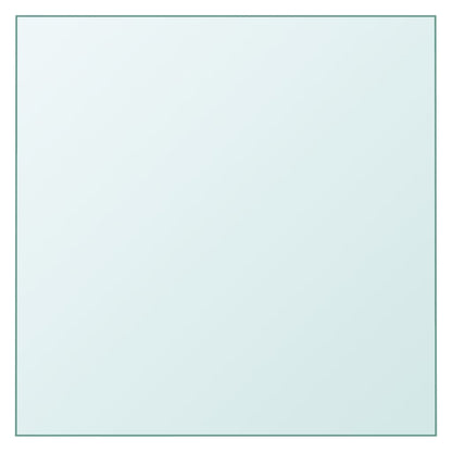 Tischplatte Transparent 50x50 cm Hartglas