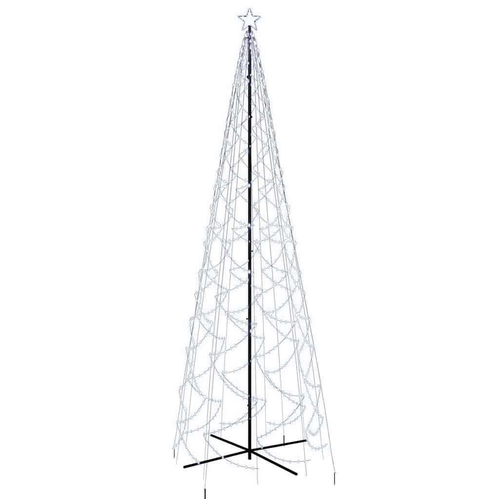 LED-Weihnachtsbaum Kegelform Kaltweiß 1400 LEDs 160x500 cm