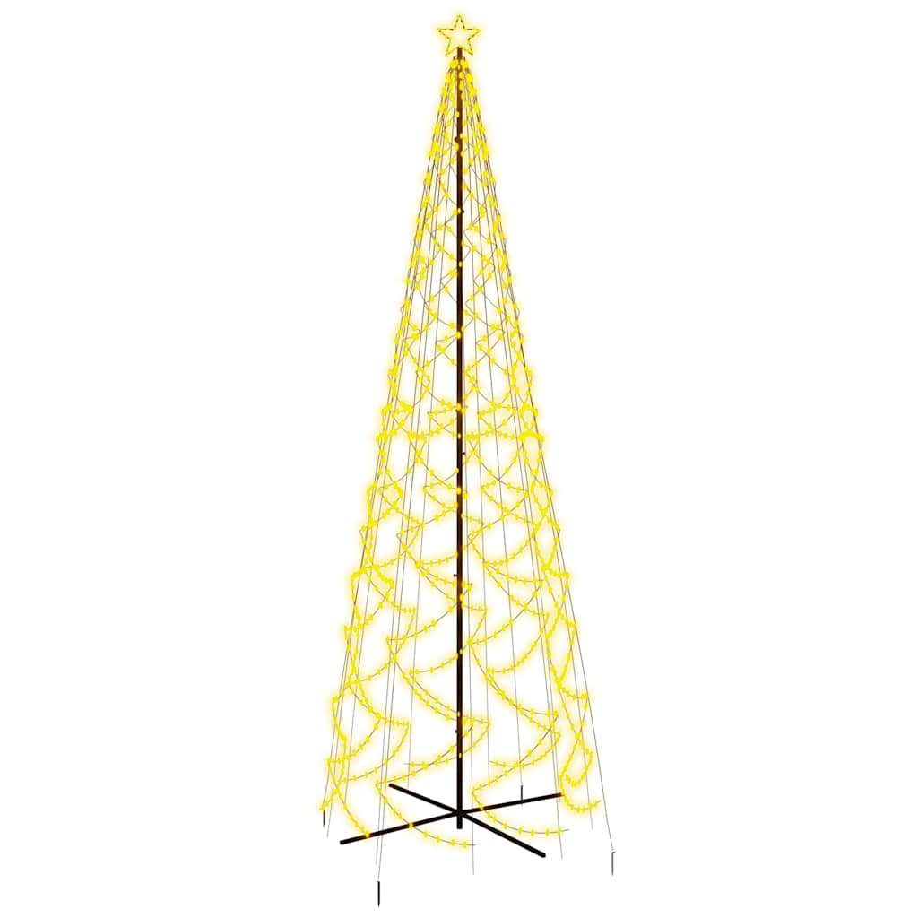 LED-Weihnachtsbaum Kegelform Warmweiß 1400 LEDs 160x500 cm