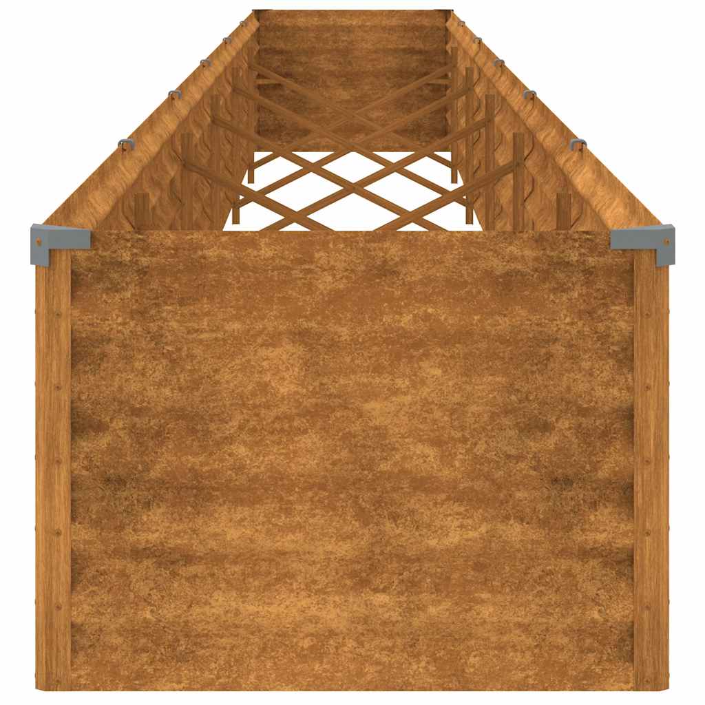 Garten-Hochbeet 580 x 50 x 36 cm Cortenstahl