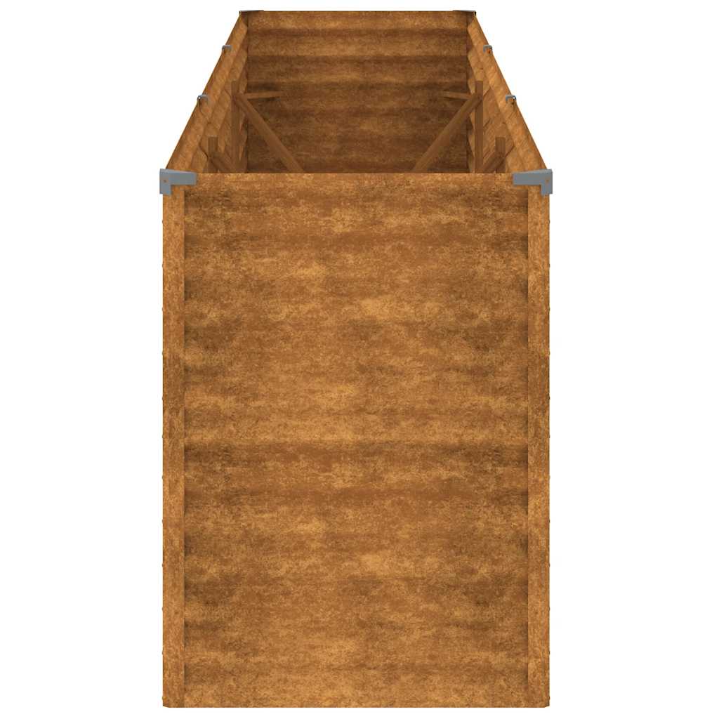 Garten-Hochbeet 291 x 50 x 69 cm Cortenstahl