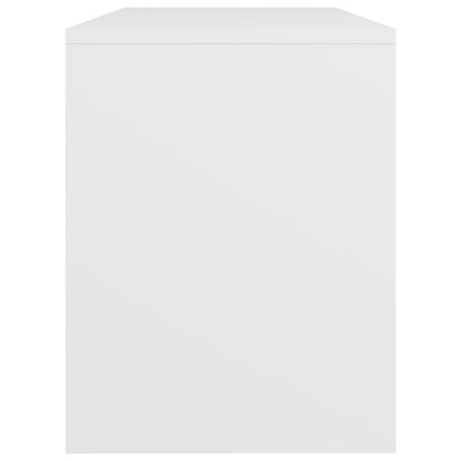 Schminkhocker Weiß 70x35x45 cm Holzwerkstoff