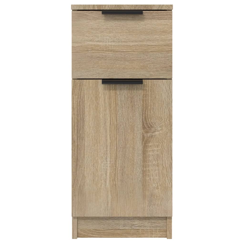 Sideboards 2 Stk. Sonoma-Eiche 30x30x70 cm Holzwerkstoff