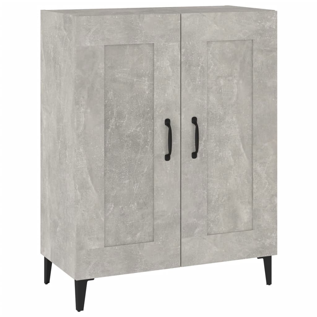 Sideboard Betongrau 69,5x34x90 cm Holzwerkstoff