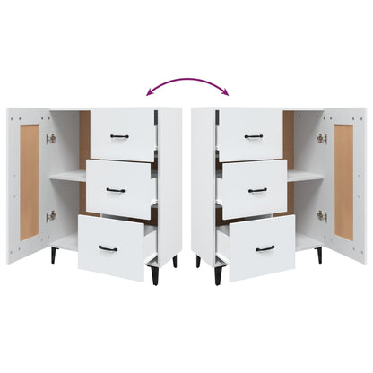 Sideboard Weiß 69,5x34x90 cm Holzwerkstoff
