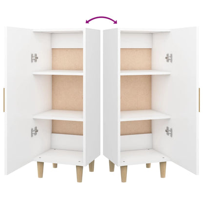 Sideboard Weiß 34,5x34x90 cm Holzwerkstoff