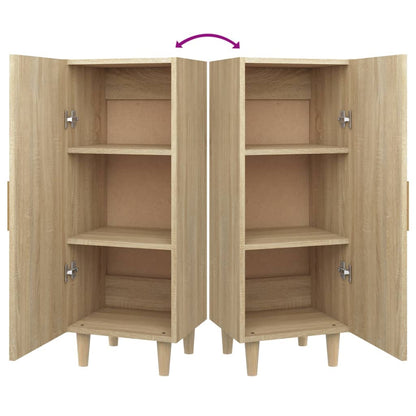 Sideboard Sonoma-Eiche 34,5x34x90 cm Holzwerkstoff