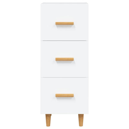 Sideboard Weiß 34,5x34x90 cm Holzwerkstoff