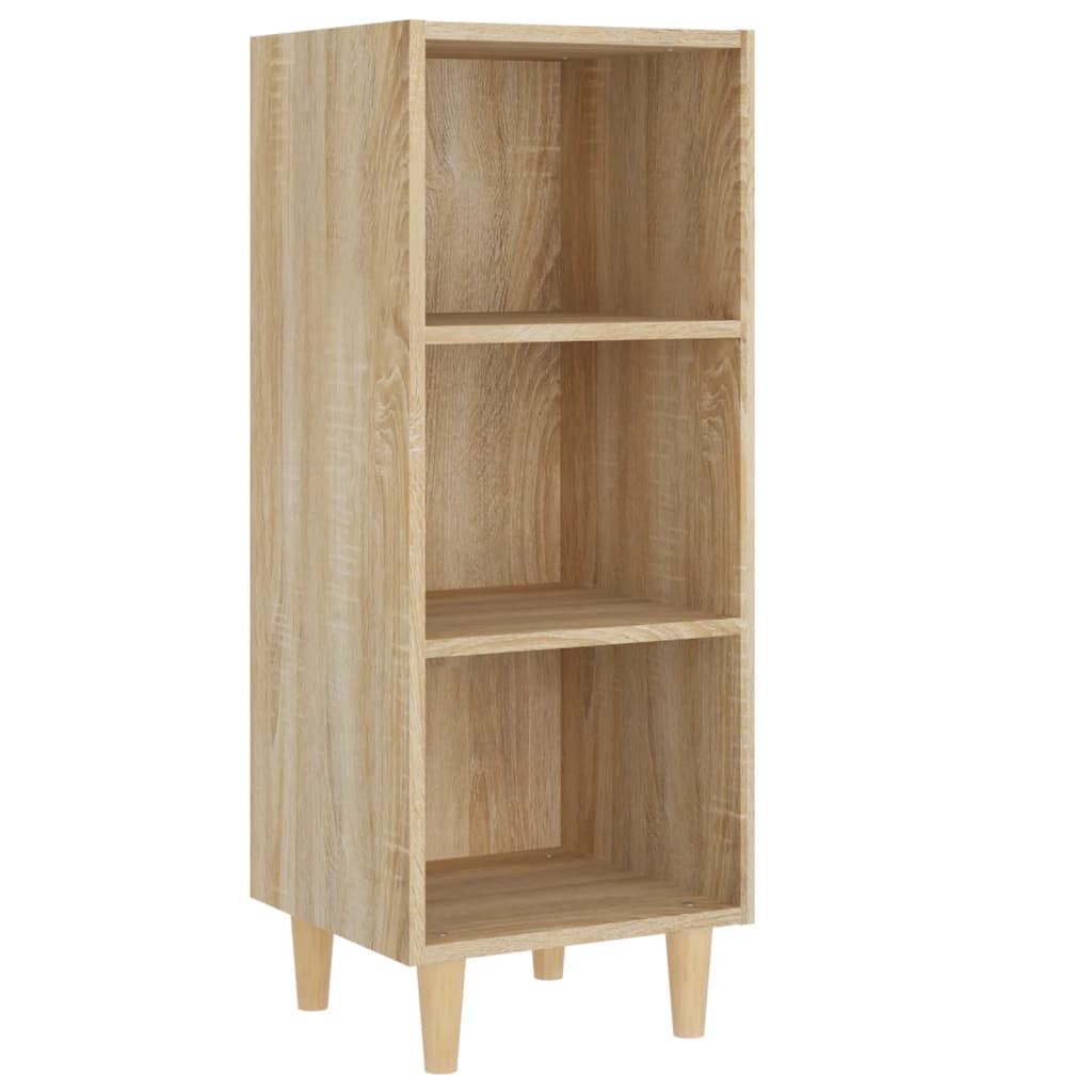 Sideboard Sonoma-Eiche 34,5x32,5x90 cm Holzwerkstoff