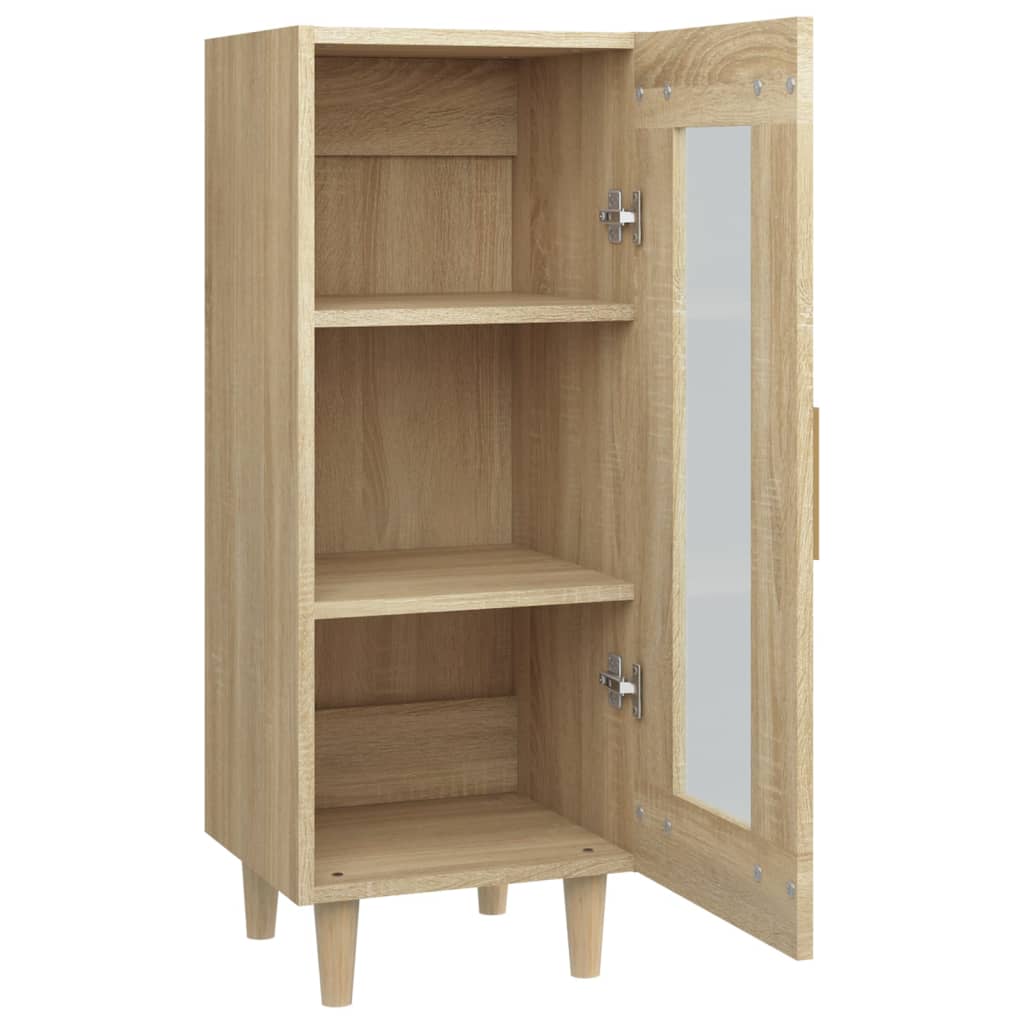 Sideboard Sonoma-Eiche 34,5x34x90 cm Holzwerkstoff