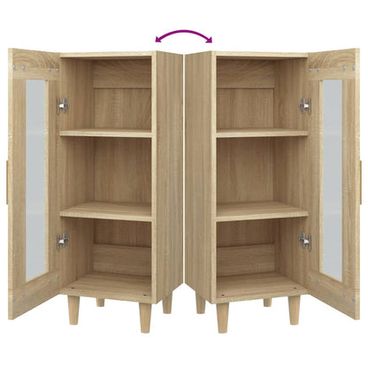 Sideboard Sonoma-Eiche 34,5x34x90 cm Holzwerkstoff