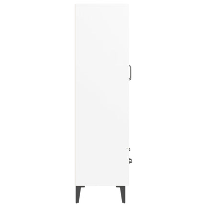 Highboard Weiß 70x31x115 cm Holzwerkstoff