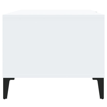 Couchtisch Weiß 90x50x40 cm Holzwerkstoff